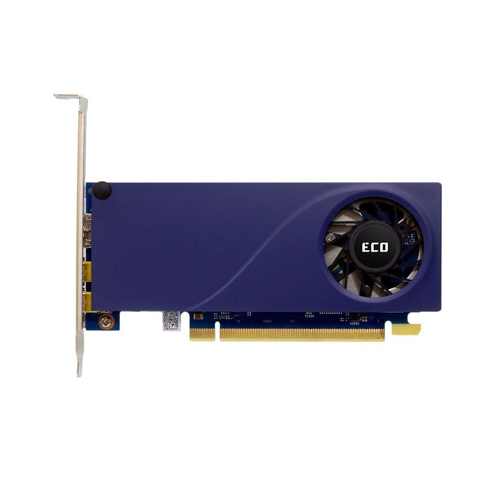 Intel Arc A310 ECO, 4GB GDDR6, 50W TBP, Short Bracket is Included, Low-Profile, Single Fan, Single Slot, HDMI x1, Mini DisplayPort x2, SA310C-4G