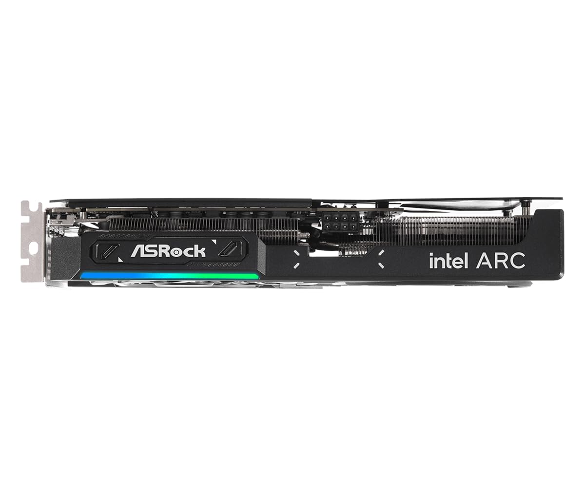 Intel Arc B570 Challenger 10GB OC GDDR6 Graphics Card, 2600 MHz GPU, 19 Gbps Memory, Dual Fan, Metal Backplate, HDMI 2.1a, DisplayPort 2.1, 0dB Cooling - Image 5