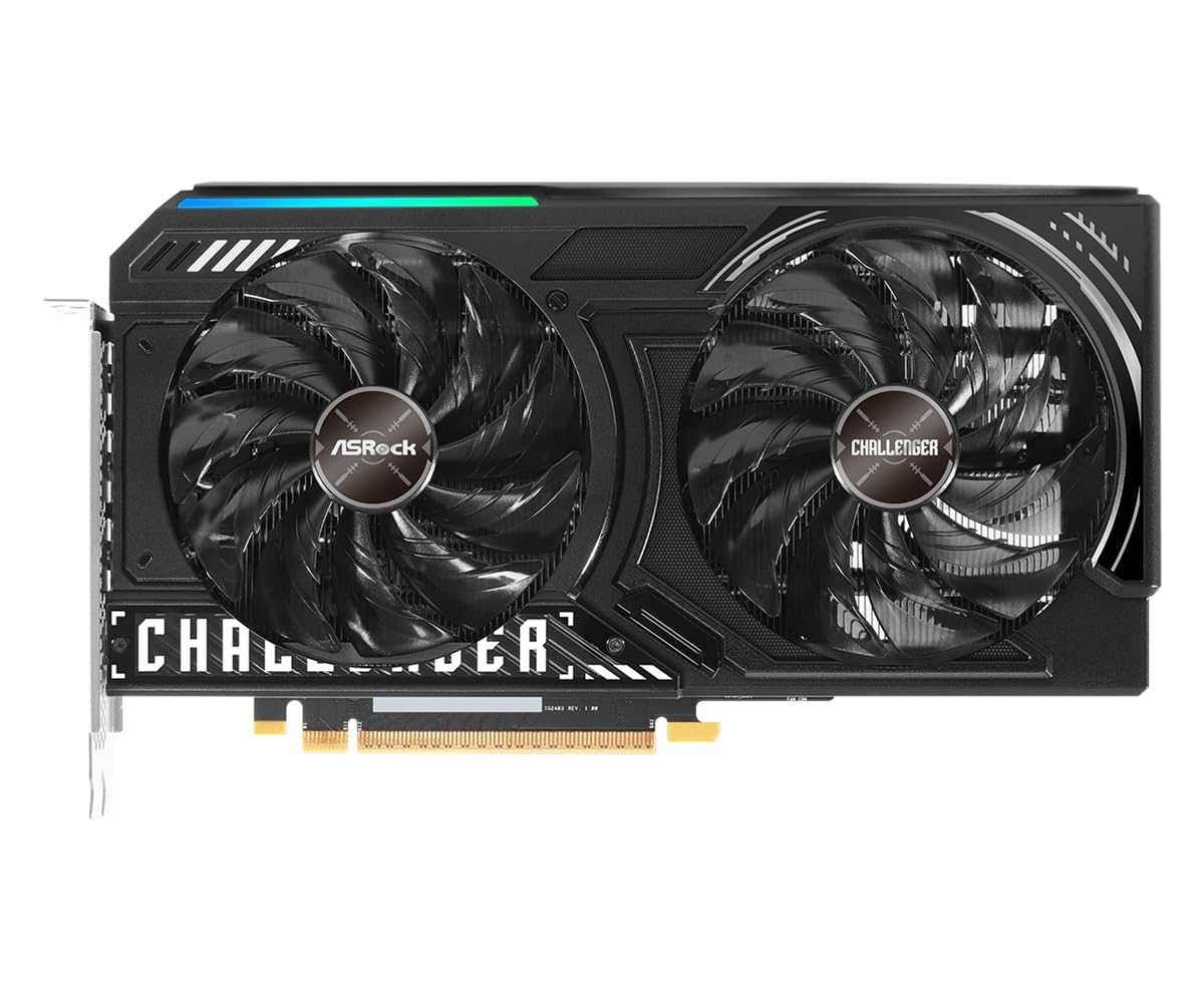 Intel Arc B570 Challenger 10GB OC GDDR6 Graphics Card, 2600 MHz GPU, 19 Gbps Memory, Dual Fan, Metal Backplate, HDMI 2.1a, DisplayPort 2.1, 0dB Cooling - Image 2