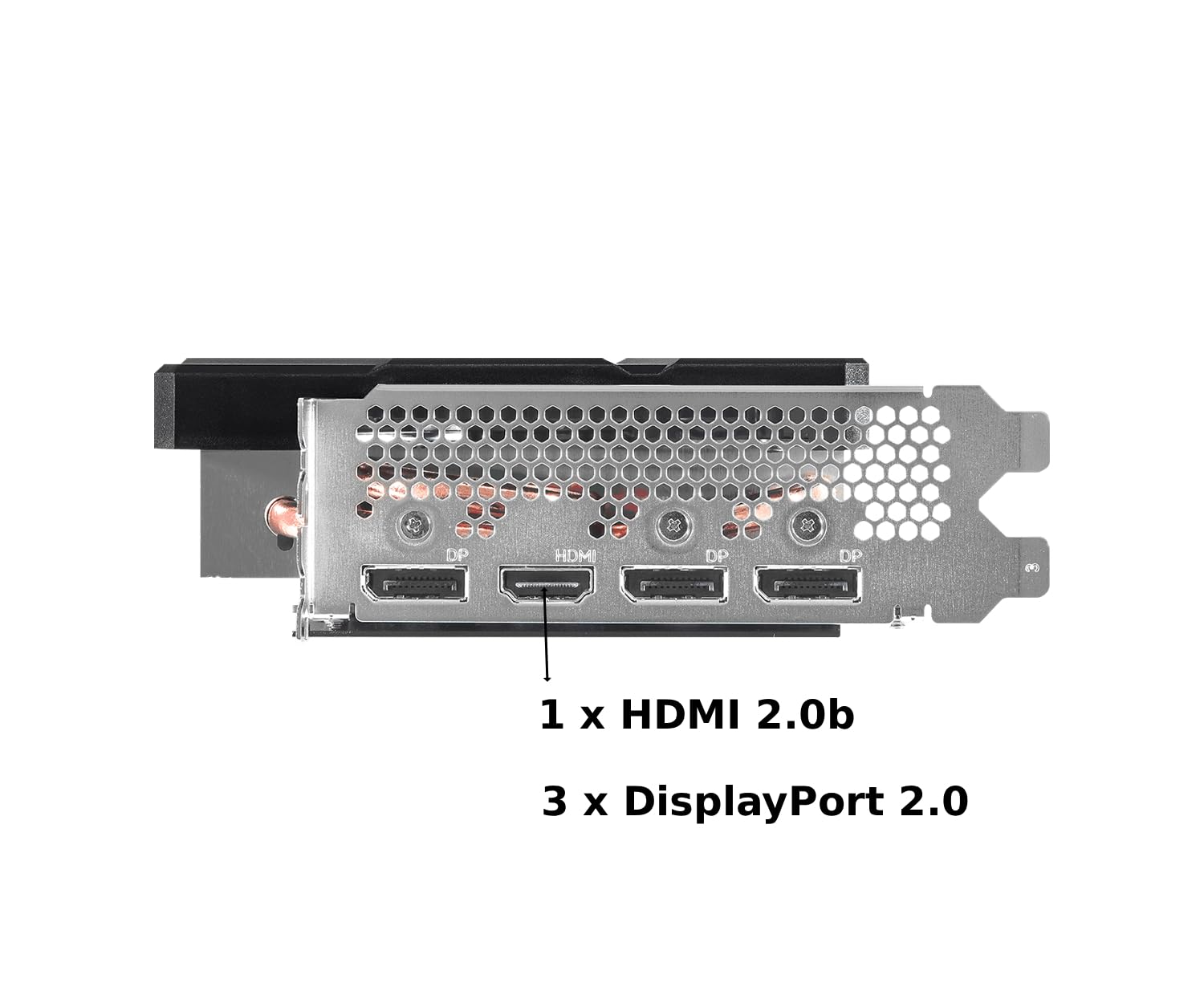 Intel Arc A580 Challenger 8GB OC Graphics Card, Intel Xe HPG Architecture, 8GB GDDR6, PCIe 4.0, Dual Fans, 0dB Silent Cooling, DisplayPort 2.0 - Image 4