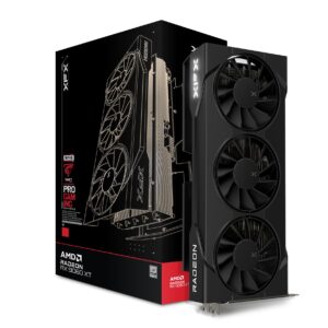 Swift AMD Radeon RX 9060 XT OC Triple Fan Gaming Edition with 16GB GDDR6 HDMI 2xDP, RDNA 4 RX-96TS316BA, Graphics Card, Compatible with Desktop PCs