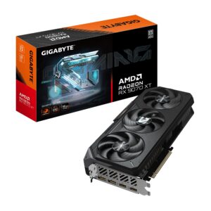 Radeon RX 9070 XT Gaming OC 16G Graphics Card, PCIe 5.0, 16GB GDDR6, GV-R9070XTGAMING OC-16GD Video Card