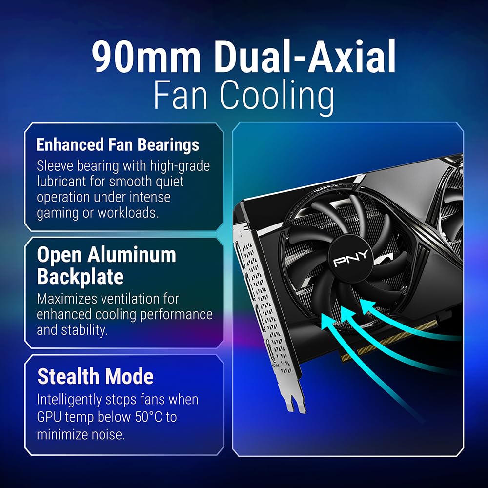 NVIDIA GeForce RTX™ 5060 Ti 8GB OC Dual-Fan Graphics Card - Image 4