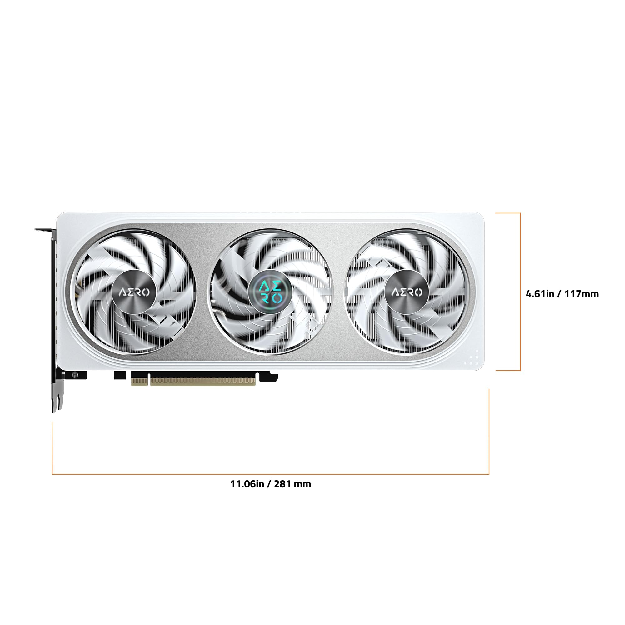 GeForce RTX 5060 AERO OC 8G Graphics Card, 8GB 128-bit GDDR7, PCIe 5.0, WINDFORCE Cooling System, Made by NVIDIA, DisplayPort & HDMI - Video Output Interface, GV-N5060AERO OC-8GD Video Card - Image 6
